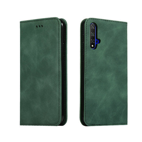 Étui portefeuille de luxe en cuir pour Huawei Nova 5 T, coque à rabat avec fente pour cartes, Nova T5 5 Pro 5i ► Photo 1/6