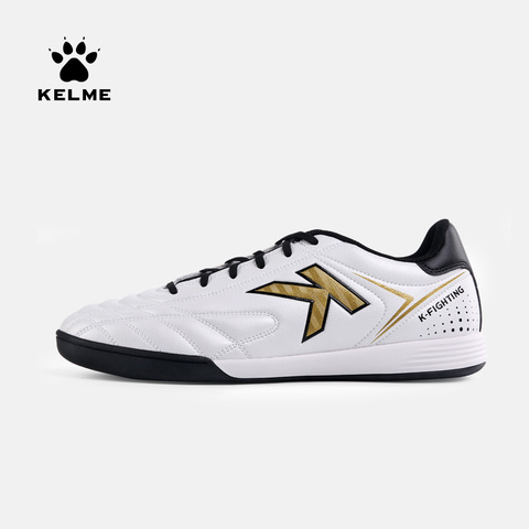 KELME Football bottes hommes chaussures de Football Original intérieur Football blanc baskets chaussures crampons Football Futsal botte mâle 6891146 ► Photo 1/6