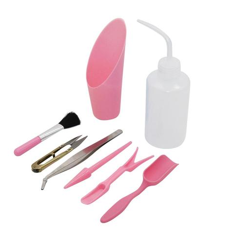 Kit de Mini-outils de transplantation pour plantes comprenant 8 pièces d'outils de jardinage et accessoires de brosse à semis 1 ensemble ► Photo 1/6