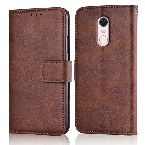 Xiomi Redmi Note 4x étui mince en cuir Flip couverture pour Xiaomi Redmi Note 4 étui portefeuille carte support magnétique livre couverture Redmi Note4 ► Photo 1/6