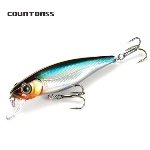 1pc COUNTBASS 77mm 9g méné Wobblers leurres de pêche flottant appâts durs, profondeur de plongée 0.7-1m Leurre d'eau douce ► Photo 1/6