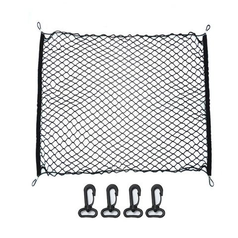 Filet de maille pour coffre de Van SUV 100x100CM, filet de rangement pour bagages de camion remorque, outil de rangement, accessoires de voiture RV ► Photo 1/1