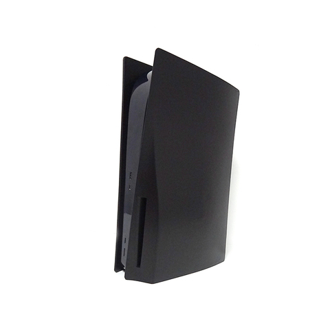 Pour PS5 façade en plastique plaque panneau coque housse console couleur noire ► Photo 1/6