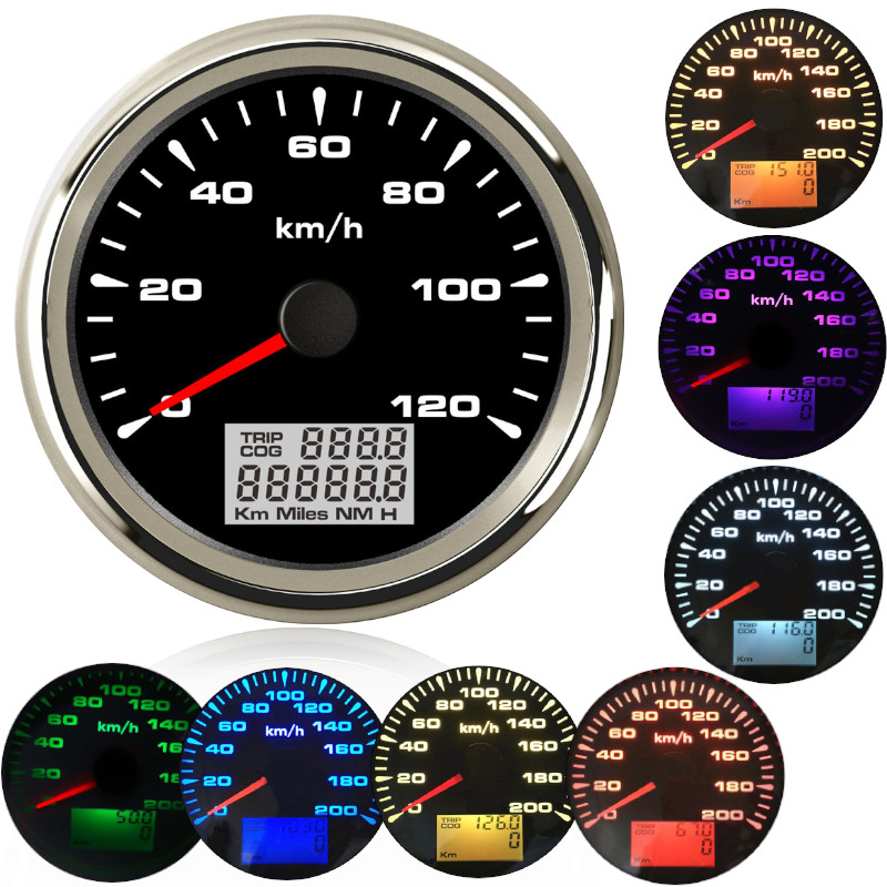 Acheter Compteur de vitesse GPS universel 85mm, 200 km/h, avec