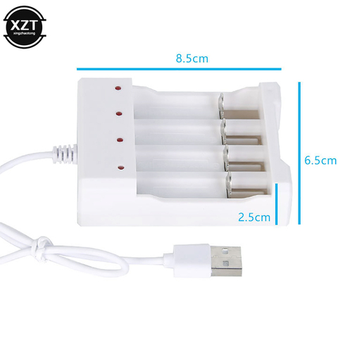 Boîtier de chargeur de batterie à 4 fentes, sortie USB universelle, adaptateur pour batterie AA/AAA, Rechargeable, Charge rapide, outils de Charge ► Photo 1/6