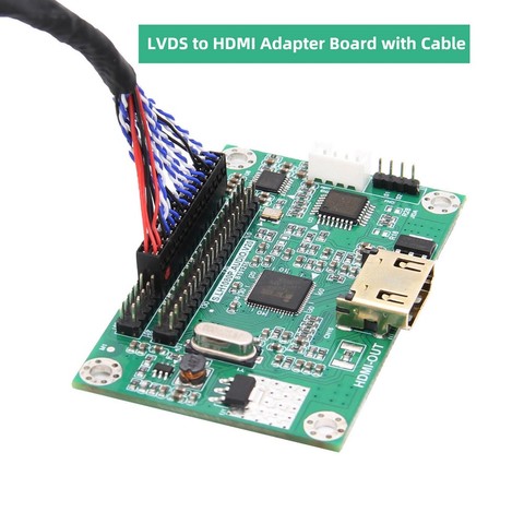 Carte pilote LVDS/convertisseur adaptateur LVDS vers HDMI compatible prend en charge la résolution 1080P ► Photo 1/5