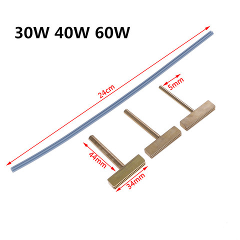 Fer à souder 30/40/60W t-tip, t-tip en cuivre + câble en caoutchouc presse à chaud pour la réparation de câbles flexibles de Pixel d'écran LCD ► Photo 1/6