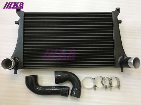 Kit de refroidisseur intermédiaire, A3/S3 / Golf 7 G t. I/R MK7 golf 7 EA888 TT TTS Seat leon Octavia 1,8 tsi 2.0tsi réservoir de 65mm d'épaisseur, noyau de 56mm d'épaisseur ► Photo 1/6