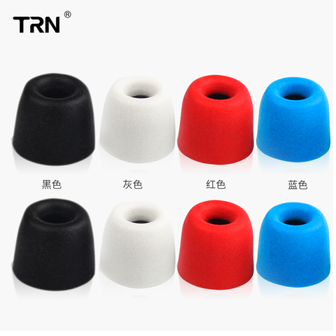 TRN 3 paires (6 pièces) L M S dans l'oreille mousse à mémoire embouts écouteurs/manchon d'oreille/embout d'oreille/écouteurs pour KZ écouteurs TRN X6/V30/V80 ► Photo 1/6