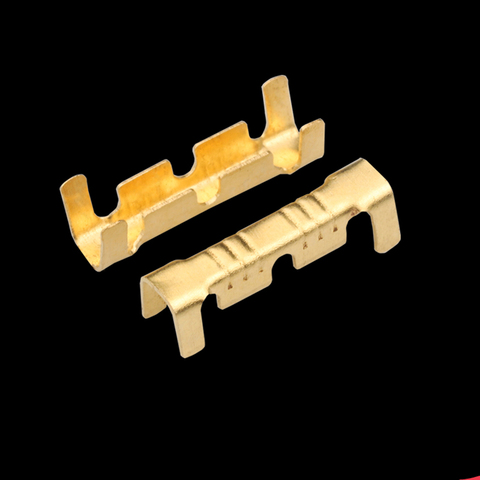 Connecteurs à bornes en forme de U | 100/453 pièces, onglet à inserts froids terminal froid, petites dents, borne fascia, 0.3 à 1/5 mm2 ► Photo 1/6
