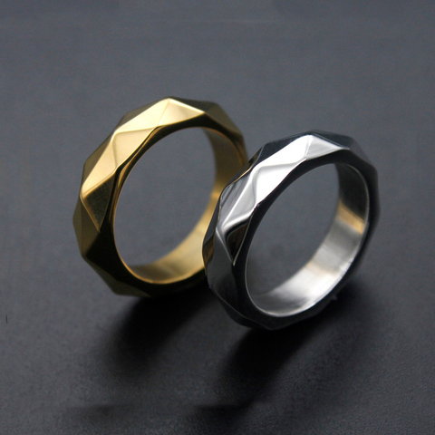 Bague dominatrice en titane et acier inoxydable pour hommes, bijoux tendance populaires ► Photo 1/5