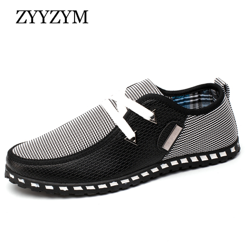 ZYYZYM – mocassins légers et respirants pour hommes, chaussures décontractées, grande taille, à la mode, printemps-automne ► Photo 1/6