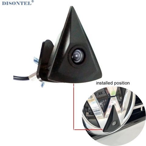 Pour SONYCCD véhicule logo marque emblème vue de face caméra pour Volkswagen GOLF Bora Passat Lavida Polo EOS ► Photo 1/6