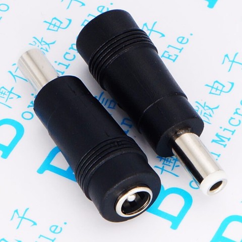 Tête de convertisseur cc DC5.5 * 2.1 femelle à 5.5*2.5 adaptateur d'alimentation cc mâle grand tour petit ► Photo 1/1