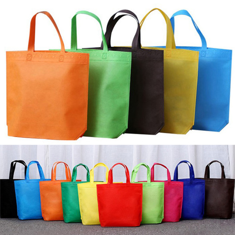 Sac à provisions réutilisable fourre-tout pliable sac d'épicerie grande capacité Non-tissé voyage stockage Eco sacs femmes Shopping sac à main ► Photo 1/6