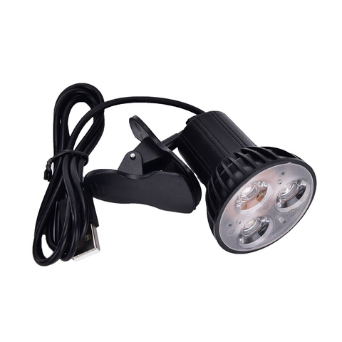 Lampe ultra brillante avec USB Flexible, éclairage domestique, lampe de lecture, 3 Clip LED lumières sur ordinateur Portable, Notebook ► Photo 1/5