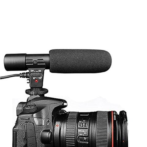 Appareil photo reflex Microphone photographie caméra vidéo enregistrement stéréo Microphone pour DV appareil photo reflex numérique caméscope ► Photo 1/6