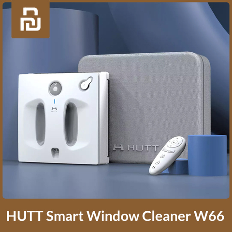 HUTT W66 nettoyeur de vitres Robot pour la maison Auto rapide intelligent planifié électrique nettoyage de vitres laveuse aspirateur de Xiaomi Youpin ► Photo 1/6