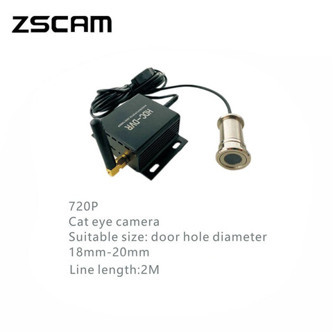 Système de vidéosurveillance à œil de porte 1mp 720P AHD, Mini caméra judas avec Wi-fi P2P H.265 1080P AHD/TVI/CVI, Kits de Mini caméra de porte DVR ► Photo 1/6