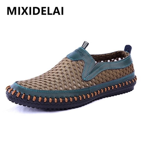 Baskets classiques en maille pour hommes, chaussures décontractées, respirantes, à enfiler, mocassins d'eau, nouvelle collection ► Photo 1/6