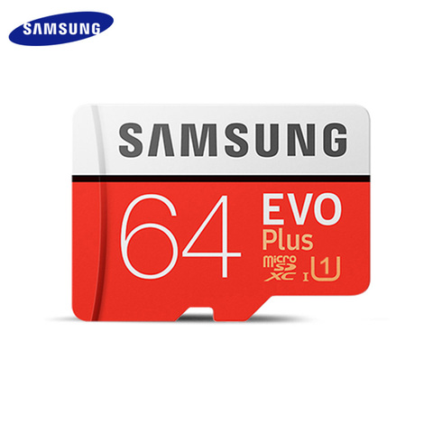 Carte mémoire d'origine SAMSUNG Grade EVO Plus classe 10 256 go 128 go U3 64 go U1 carte Micro SD jusqu'à 100 mo/s carte TF carte Flash SDXC ► Photo 1/5