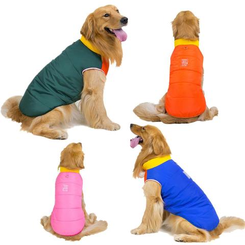 Golden Retriever – veste pour chien, vêtement d'hiver chaud et imperméable pour chiot, petit, moyen et grand gabarit ► Photo 1/6