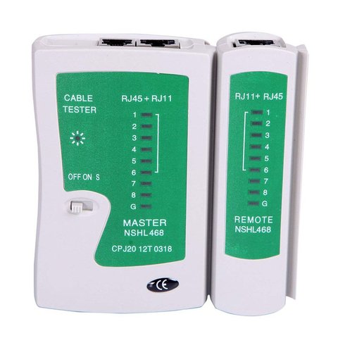 Testeur de câble réseau Lan Rj45 Rj-11 Utp Ethernet, outil Portable Cat5 6 e Rj11 8P ► Photo 1/6