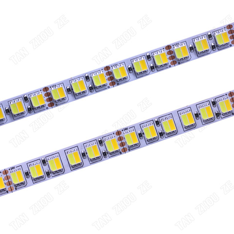 Bande LED étanche IP20 65, 5m 120 diodes/m 5050 5025 CCT WW + CW, couleur réglable en température 12V 24V ► Photo 1/6