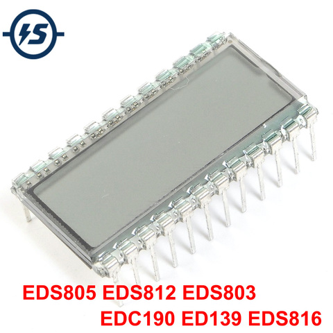 Module d'affichage LCD OLED en verre, horloge numérique de Type TN EDS812 EDS803 ED139 EDC190 EDS816 EDS805 3/4/6 bits ► Photo 1/6