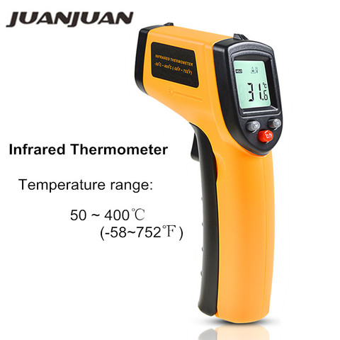 Thermomètre numérique infrarouge sans Contact Laser GM320 LCD IR-50 ~ 400 ℃, 40% de réduction ► Photo 1/6