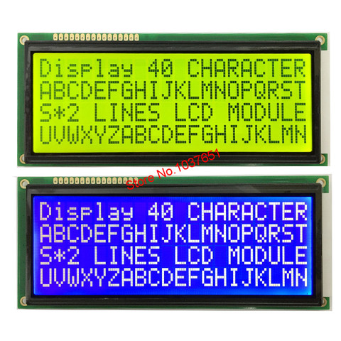 Livraison gratuite 1 pièces 2004 20*4 grand grand caractère taille écran LCD module écran vert 5V 146*62.5mm HD44780 LC2042 WH2004L ► Photo 1/6