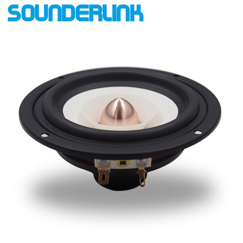 1PC Sounderlink Audio Labs haut de gamme 4 pouces gamme complète moniteur haut-parleur tweeter woofer aluminium balle 2 couche HiFi bricolage ► Photo 1/6