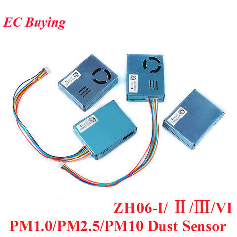 Capteur de poussière Laser ZH06 PM2.5 Module ZH06-I/II/III/VI pour la détection de la qualité de l'air grosses particules poussière Laser PM1.0 PM2.5 PM10 ► Photo 1/5