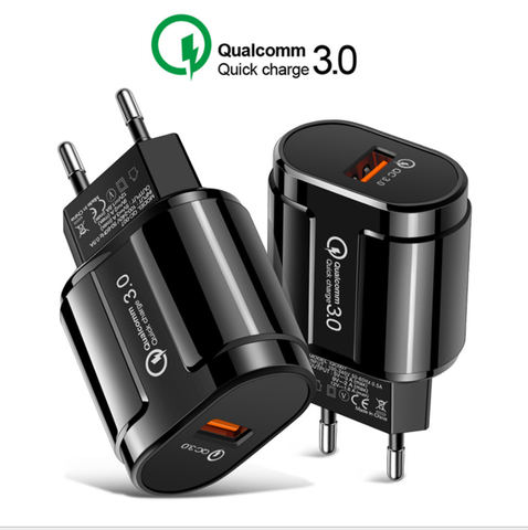 Quick Charge 3.0 24W Qualcomm QC 3.0 4.0, chargeur USB portable, pour téléphone portable, iPhone, Samsung, Xiaomi, Sony ► Photo 1/6