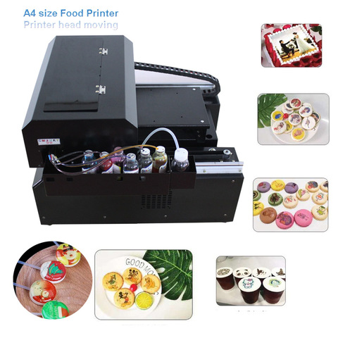 Imprimante alimentaire à encre comestible A4, Machine d'impression spéciale pour gâteaux, macarons au café, chocolat, etc. ► Photo 1/4