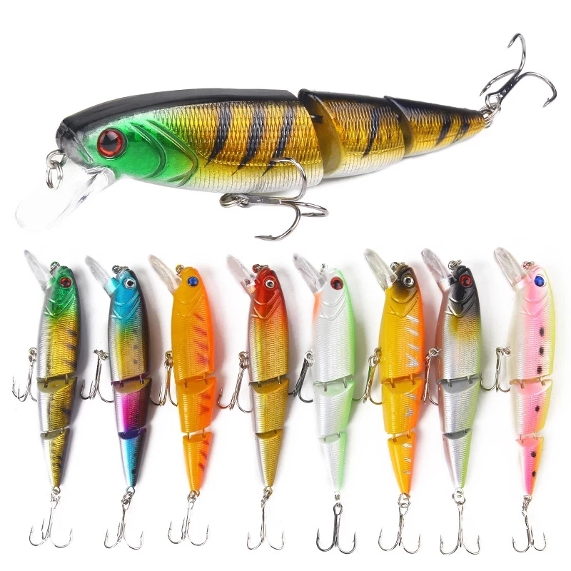20 Cm 40 G Réaliste Multi Articulé 8 Segments Brochet Muskie Pêche