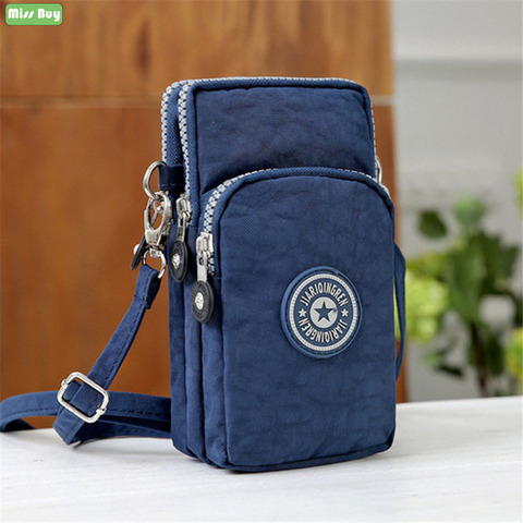 Pour iPhone/Samsung/Xiaomi/Huawei universel sac de course bras poignet main Sport téléphone cas dames sac à main sac de messager portefeuille ► Photo 1/6