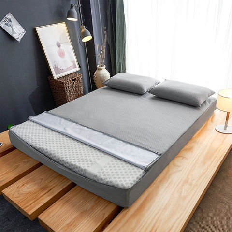 Housse de matelas imperméable à glissière sur Six côtés, ensemble de matelas de lit Queen-size, Anti-acariens et insectes ► Photo 1/6