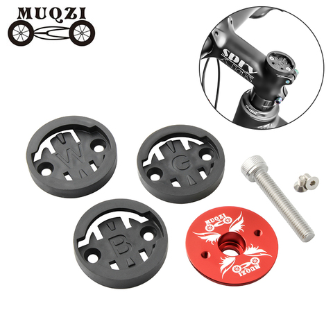 MUQZI – support fixe pour ordinateur de vélo, tige, capuchon supérieur, chronomètre, pour Garmin Bryton Wahoo, vtt, Base de compteur de vitesse ► Photo 1/6