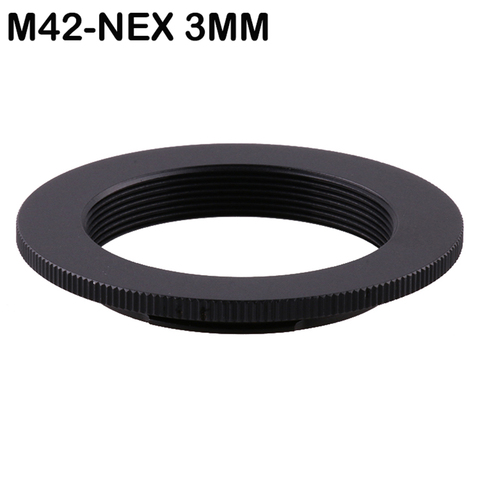 Monture d'objectif Super mince 3MM, anneau adaptateur M42-NEX pour objectif M42 pour SONY NEX E NEX3 pour Sony e-mount NEX3 NEX5 NEX6 NEX-5N NEX-7 ► Photo 1/3
