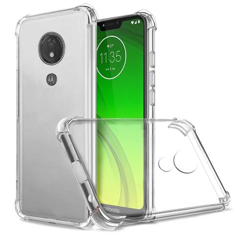 Coque transparente en Silicone TPU pour Motorola, compatible modèles E7 Plus, G9 Play One Action, G8 Power, G7, P30, Note, Z3 ► Photo 1/6