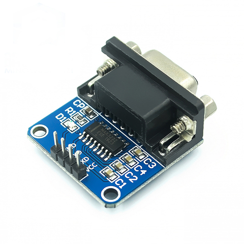 Module de convertisseur de Port série RS232 à TTL, puce MAX3232, connecteur DB9 pour Arduino STM32 MCU, 5 pièces/lot ► Photo 1/1