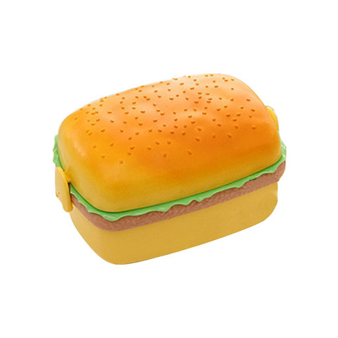 Boîte à déjeuner Hamburger Bento pour enfants, conteneur de nourriture, boîte à déjeuner Hamburger créative pour enfants, rangement avec fourchette pour enfants Y1 ► Photo 1/6