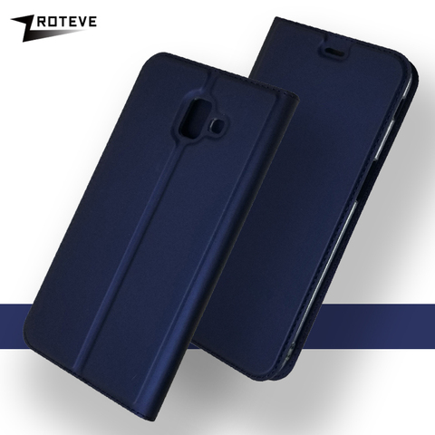 Coque à rabat en cuir pour Samsung Galaxy J4 J6 Plus, étui portefeuille pour téléphone Samsung J6 J4 Plus 2022 ► Photo 1/6