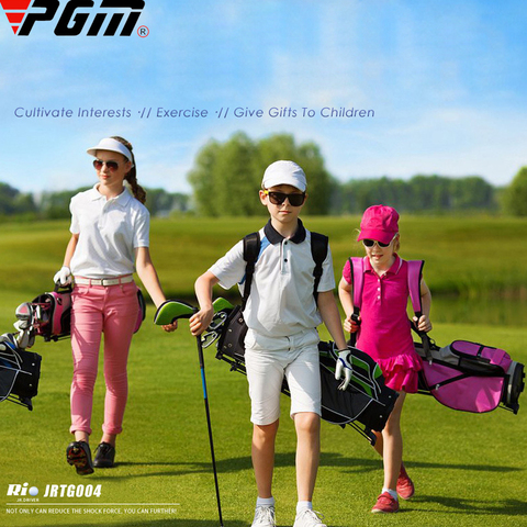 Ensemble complet de clubs de Golf pour garçons et filles, cadeaux pour enfants de 3 à 12 ans, entraînement à l'école primaire, entraînement, en carbone, sac à balançoire, pilote en fer ► Photo 1/6