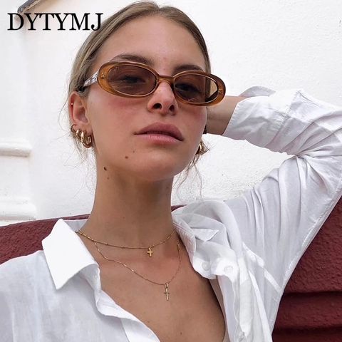 DYTYMJ – lunettes De soleil à petite monture pour hommes et femmes, marque De luxe, rondes, couleur bonbon, à la mode, Vintage Oculos De Sol ► Photo 1/6