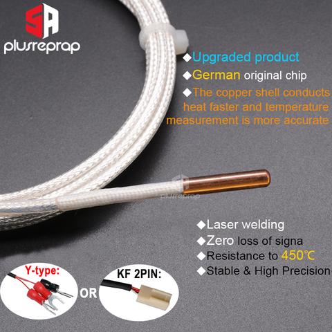 Capteur Thermocouple capteur Ultimaker 2 UM2 PT100 3*15*1500mm pièces d'imprimante 3D ► Photo 1/6