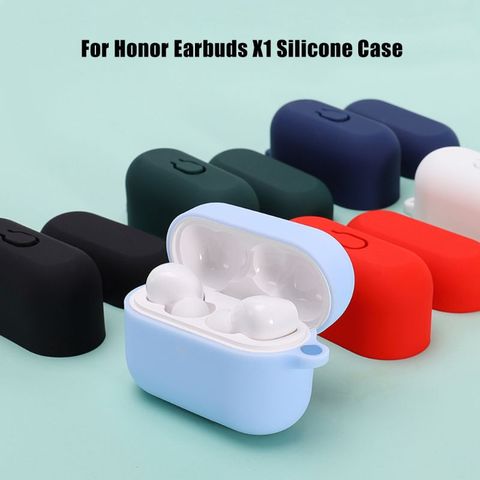 Pour Honor écouteurs X1 étui housse de protection en Silicone antichoc écouteurs étui pour Honor Case doux mince anti-dérapant écouteurs ► Photo 1/6