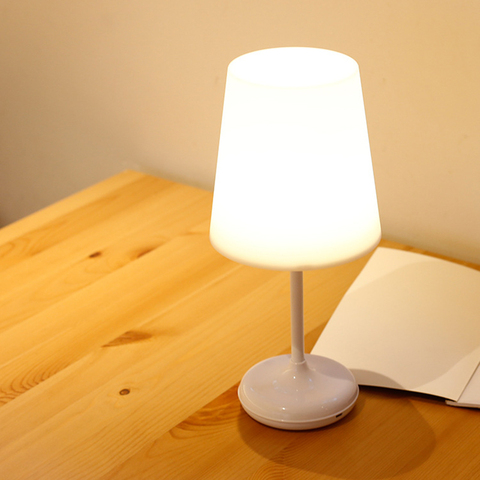 LED capteur tactile lampe de bureau Protection des yeux Dimmable USB charge lampe de Table sans fil télécommande chambre veilleuse lampe ► Photo 1/6