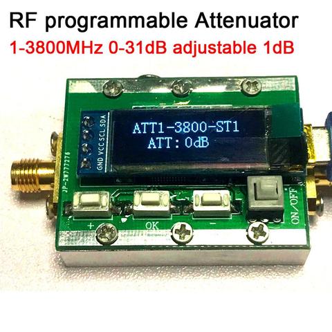 DYKB 1MHZ-3800MHz numérique programmable RF atténuateur contrôle 0-31dB réglable étape 1dB PC contrôlable ► Photo 1/2